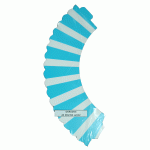 Ogradica belo plave štrafte set/12